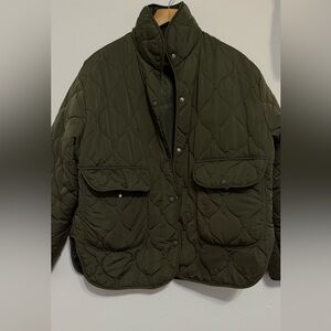 Olive Quilted Jacket